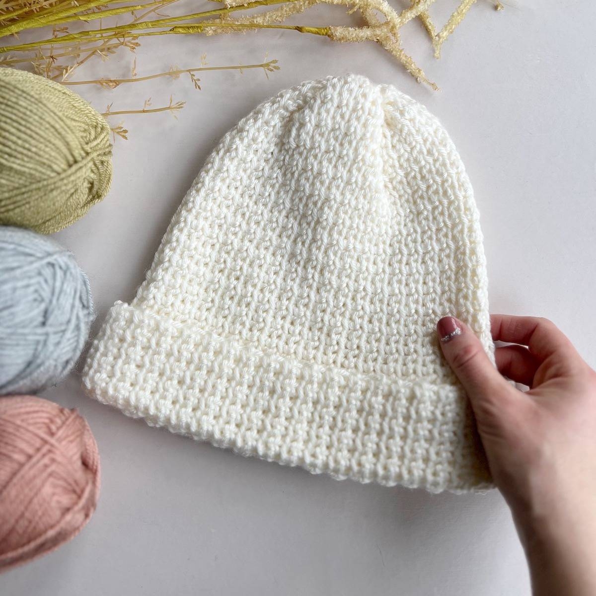 Free Crochet Beanie Pattern In All Sizes HanJan Crochet