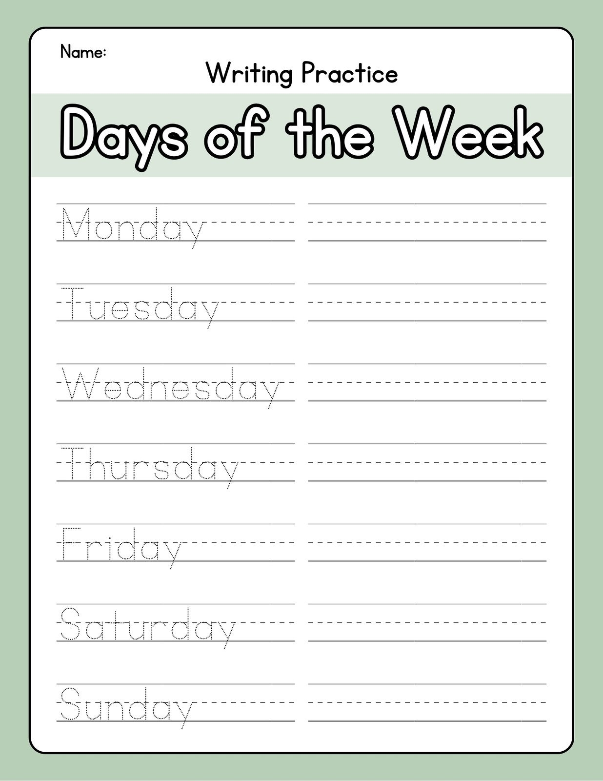 Free Printable Language Arts Worksheets