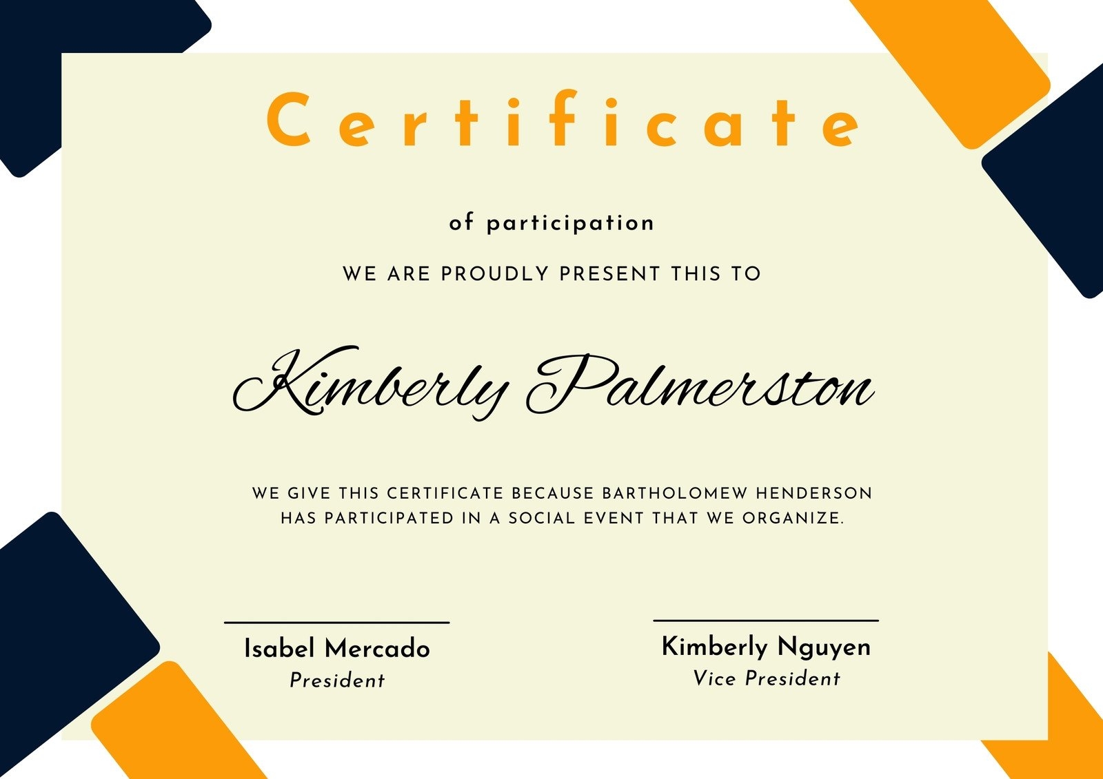 Free Custom Printable Attendance Certificate Templates Canva