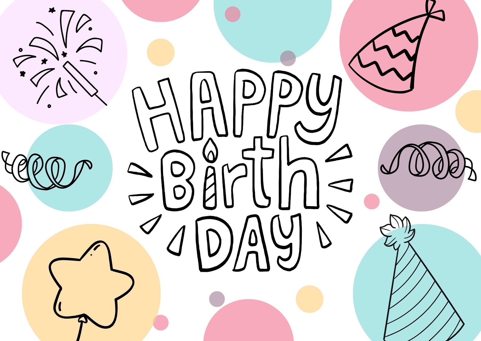Free Printable Happy Birthday