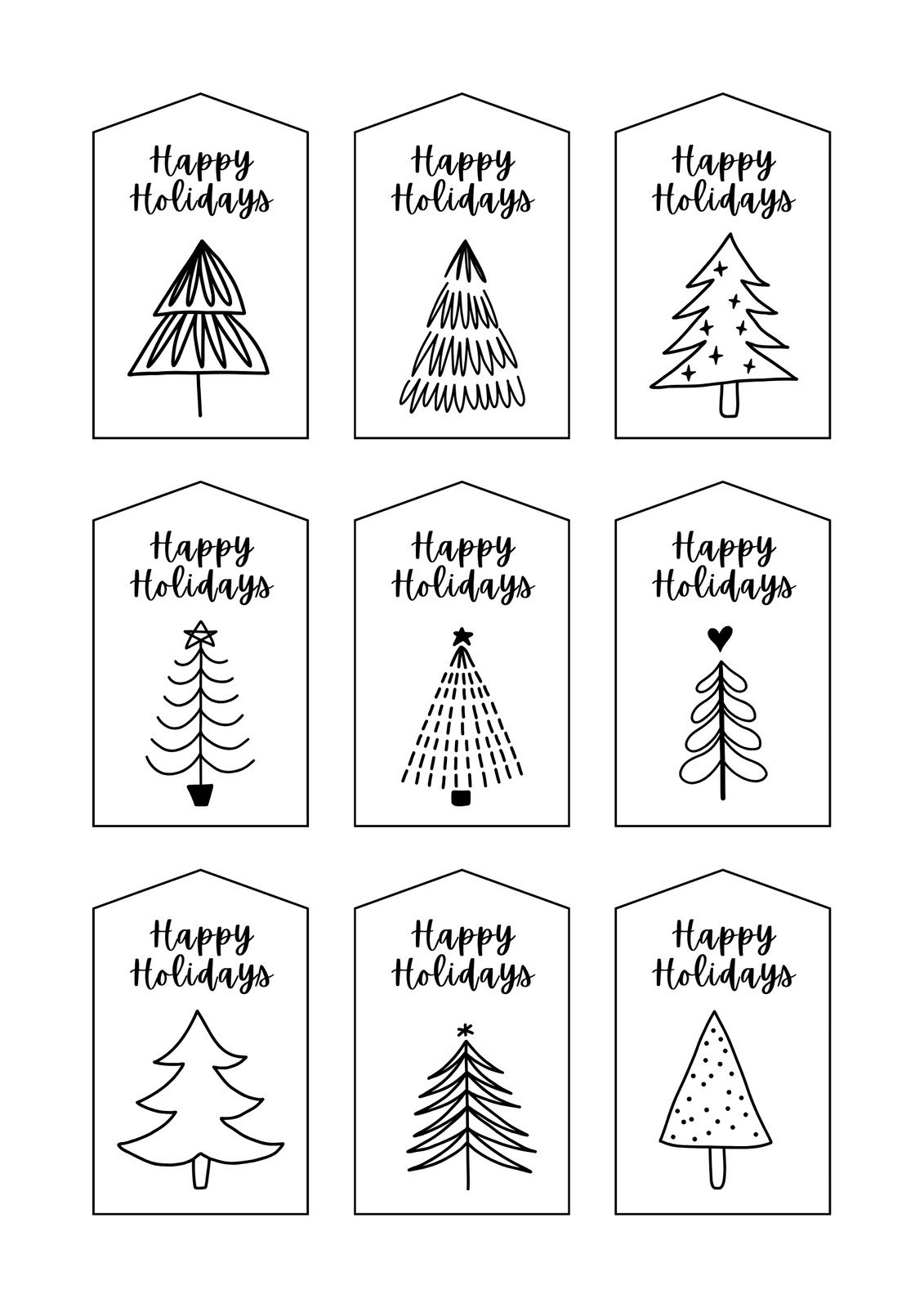 Free Printable Name Tags For Christmas