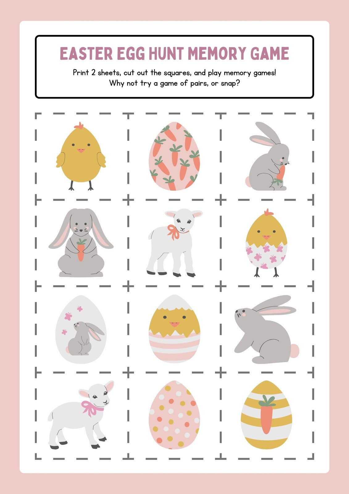 Free Printable Easter Activities Worksheets