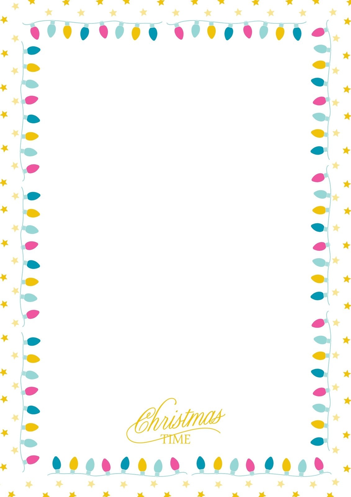 Free Customizable Christmas Page Border Templates Canva