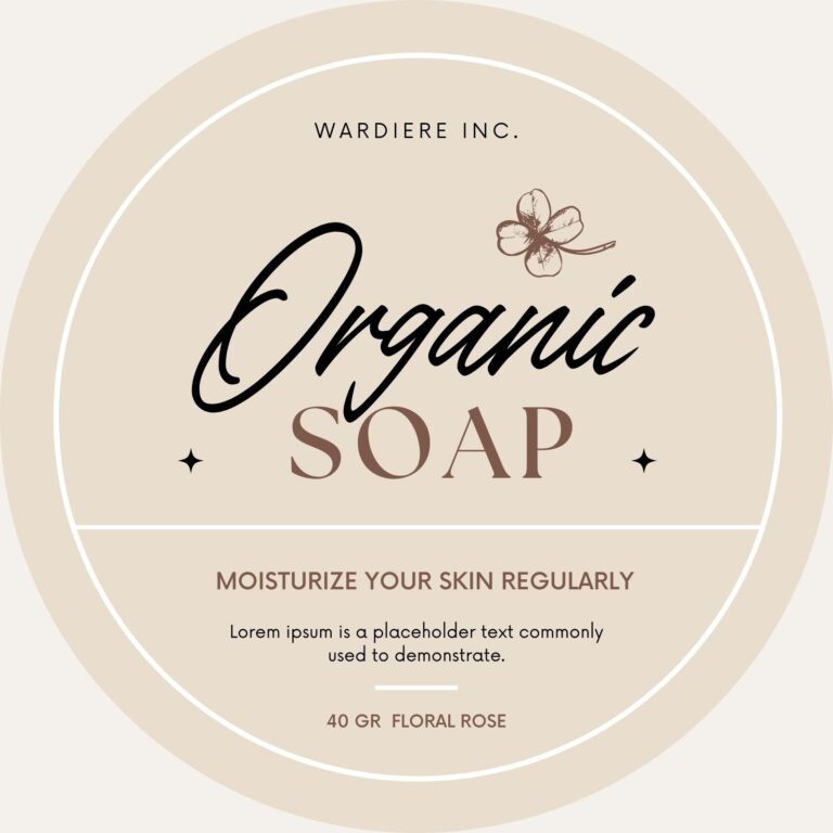 Free Customizable Printable Soap Label Templates Canva