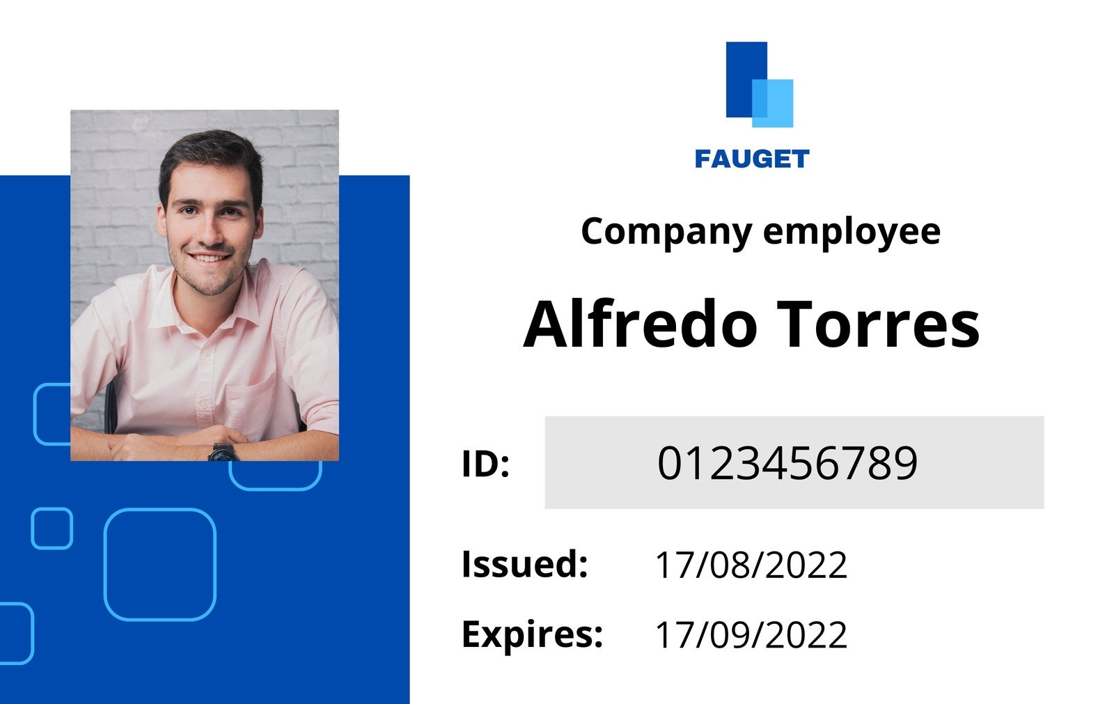 Free Customizable Professional ID Card Templates Canva