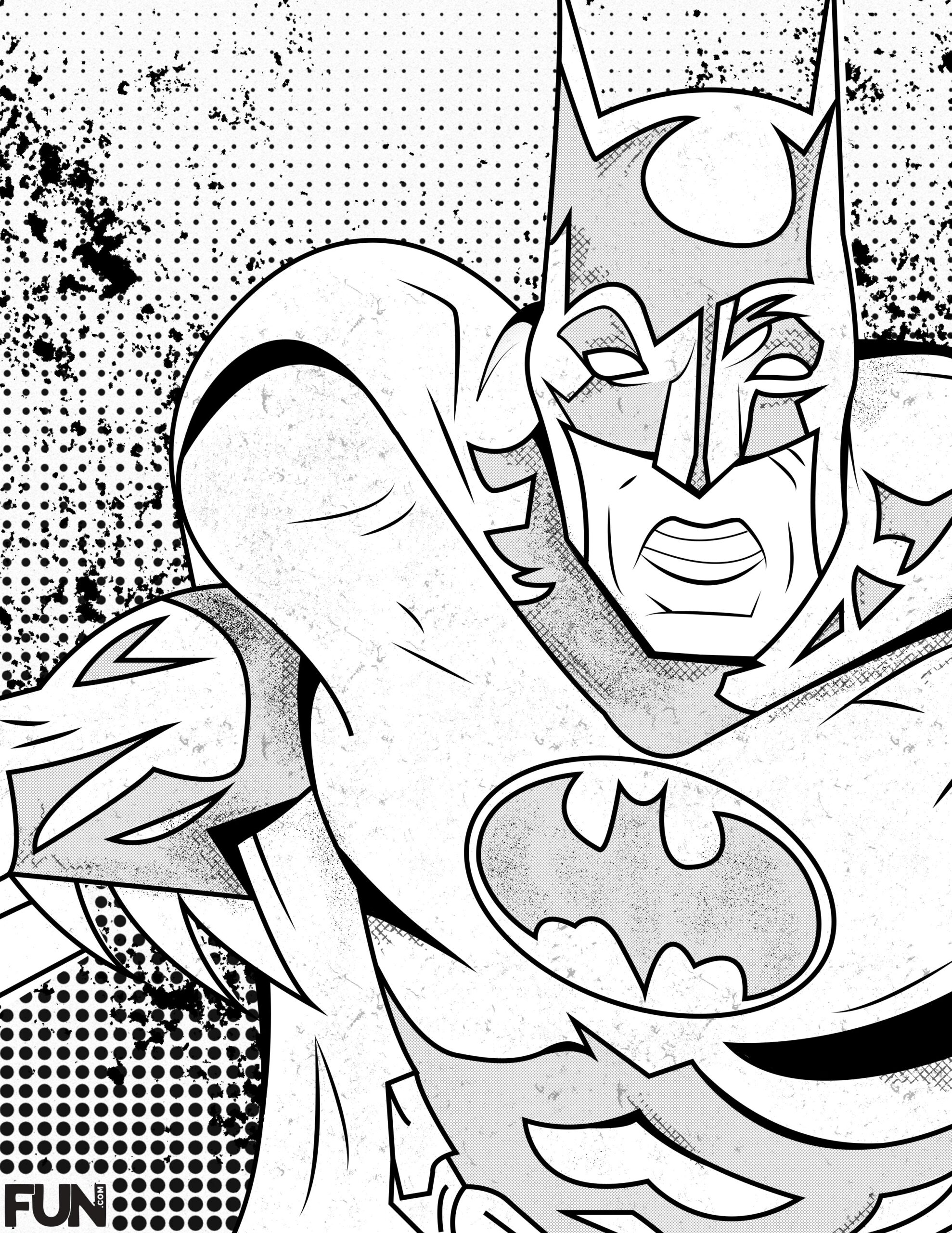 Superhero Coloring Pages Printable Free