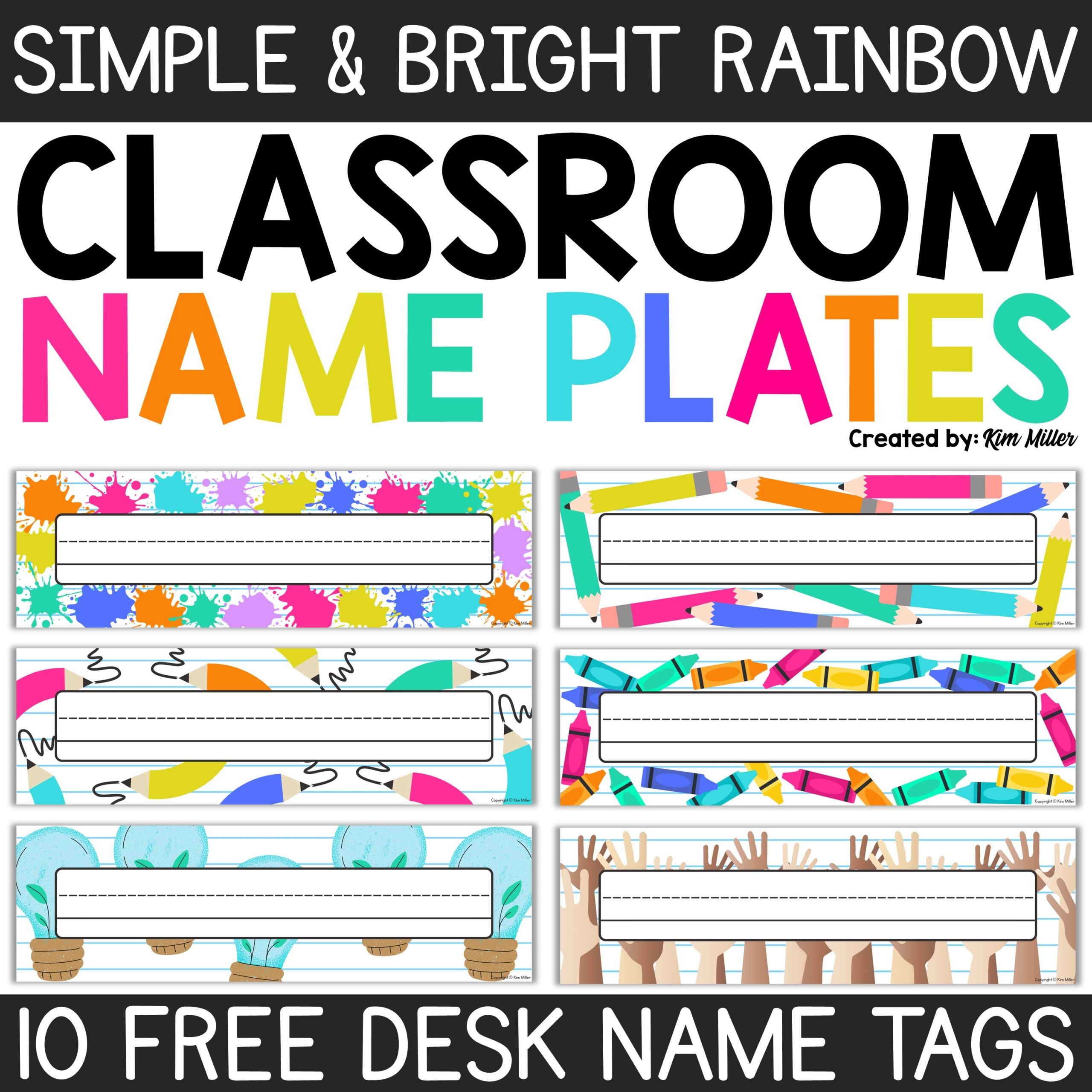 Free Printable Name Tags For Students