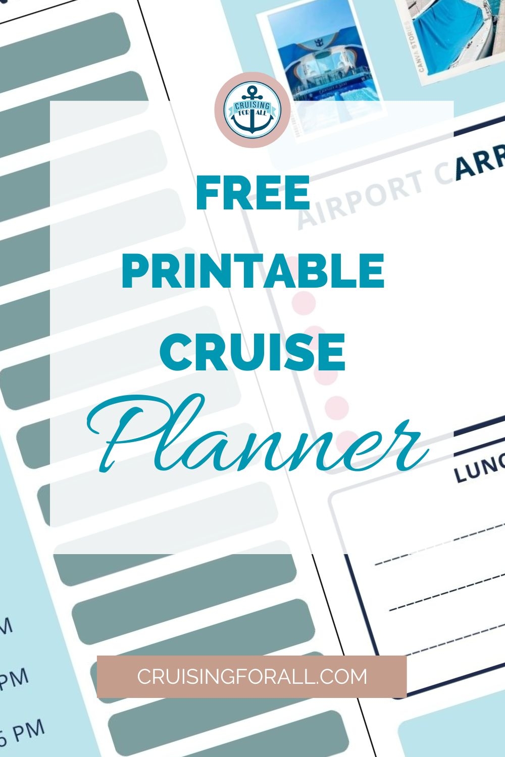 Free Digital And Printable Cruise Planner With Packing And Budgeting Pages Cruising With Kids