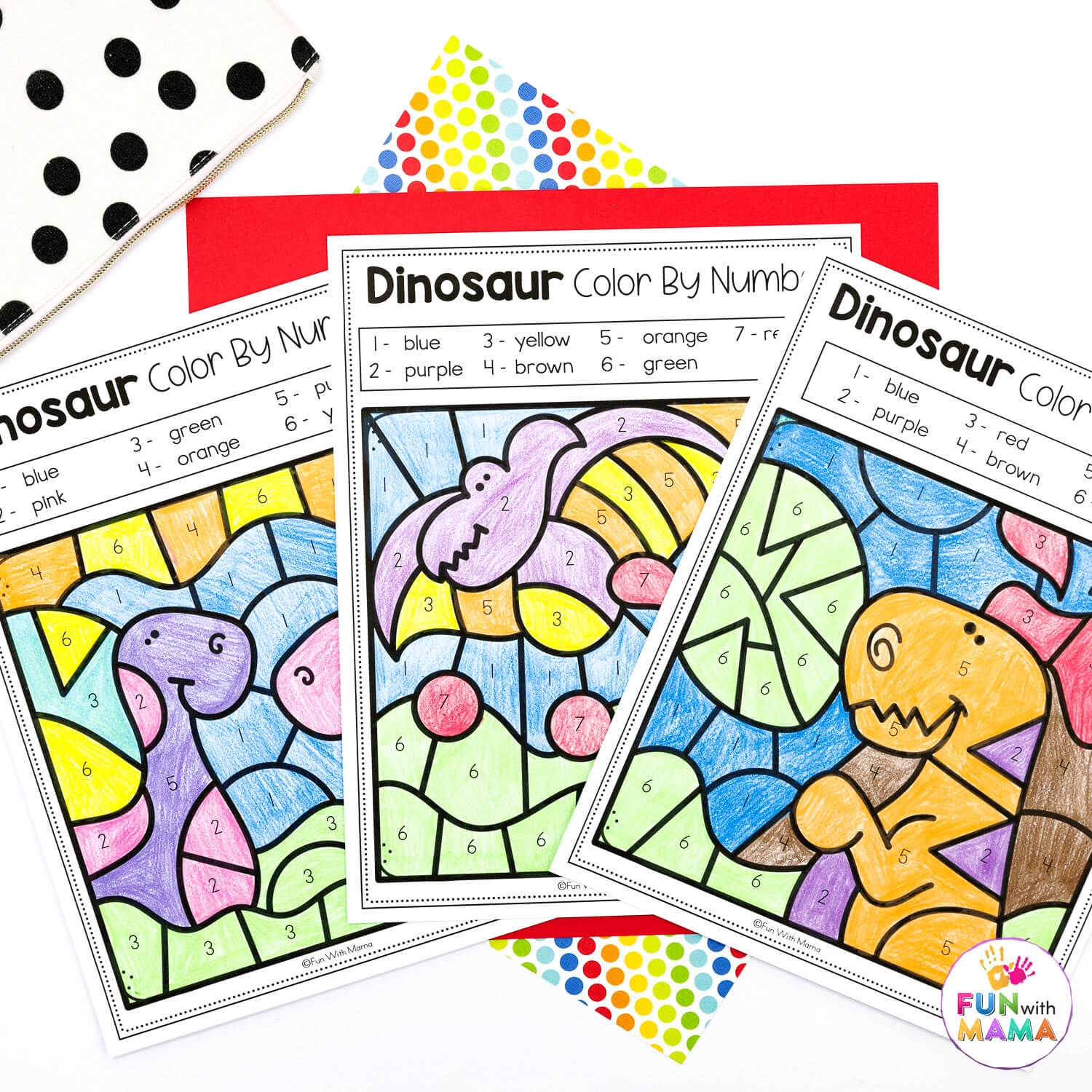 Preschool Color By Number Free Printables