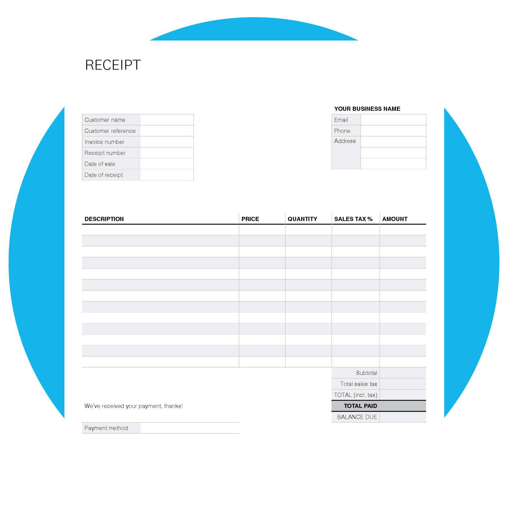 Free Donation Receipt Template Xero US