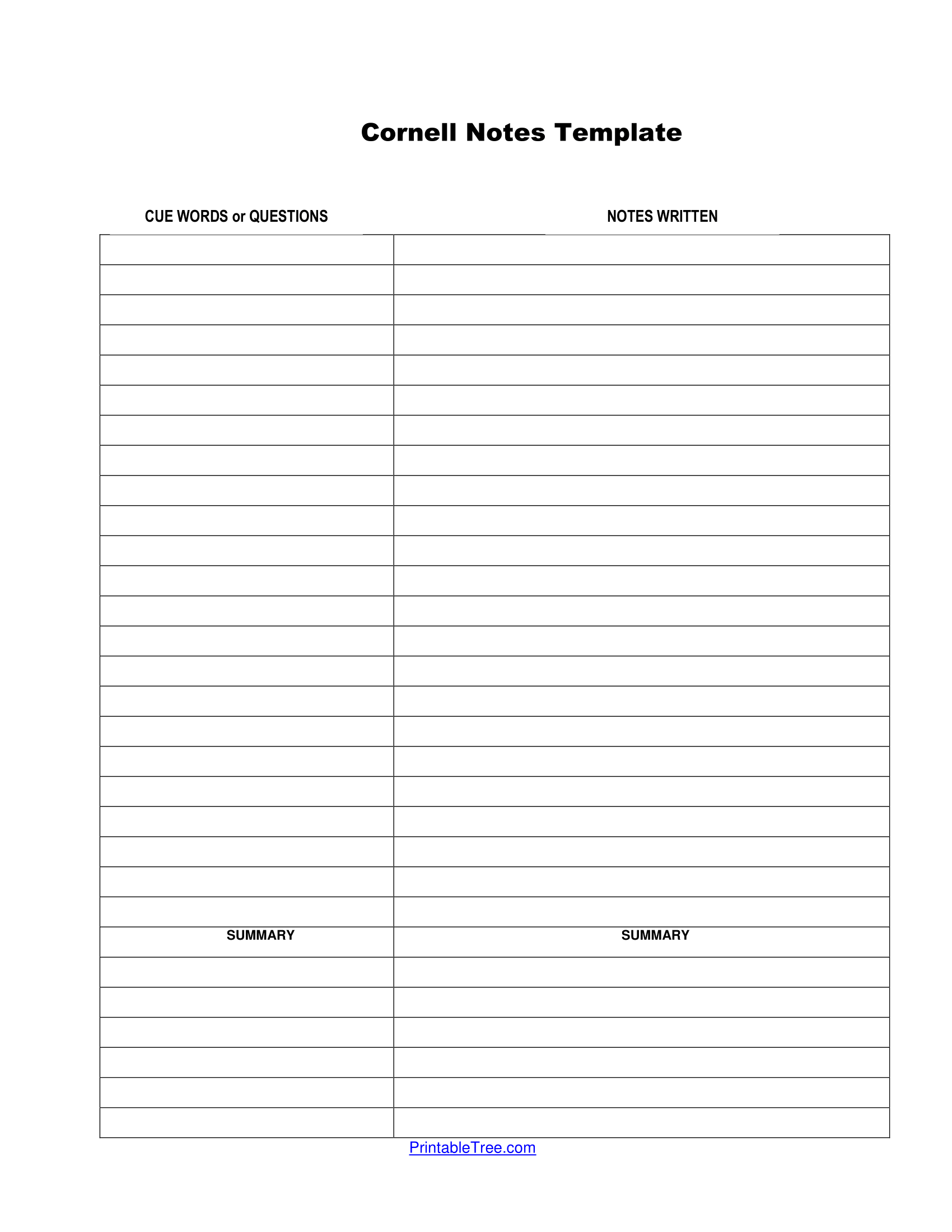 Free Printable Notes Pdf
