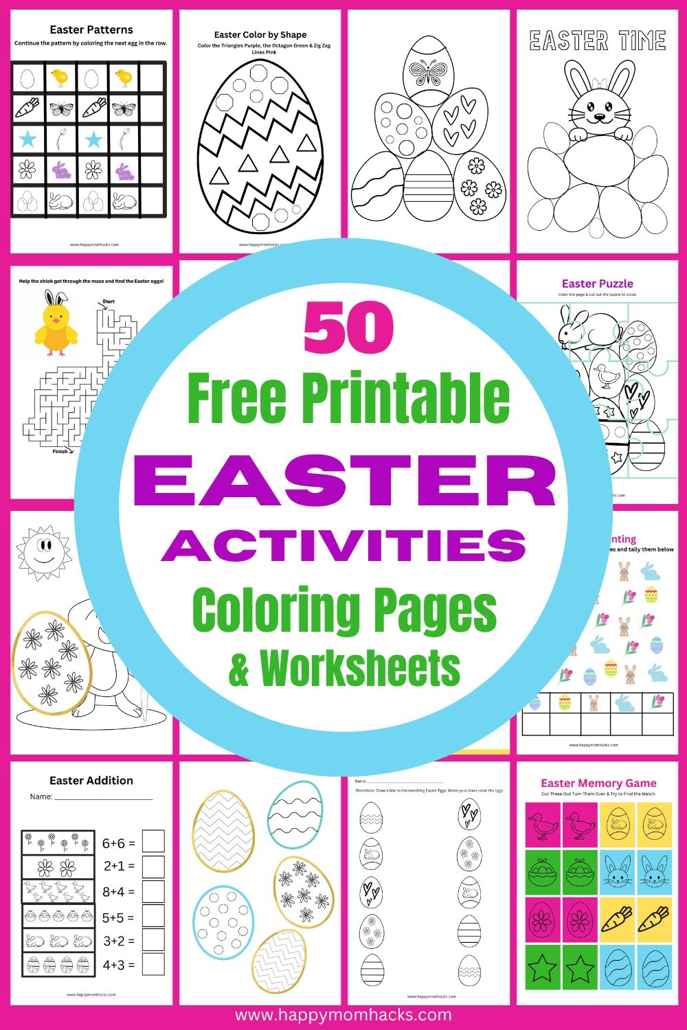 Free Easter Activity Sheets 48 Pages Of Printables