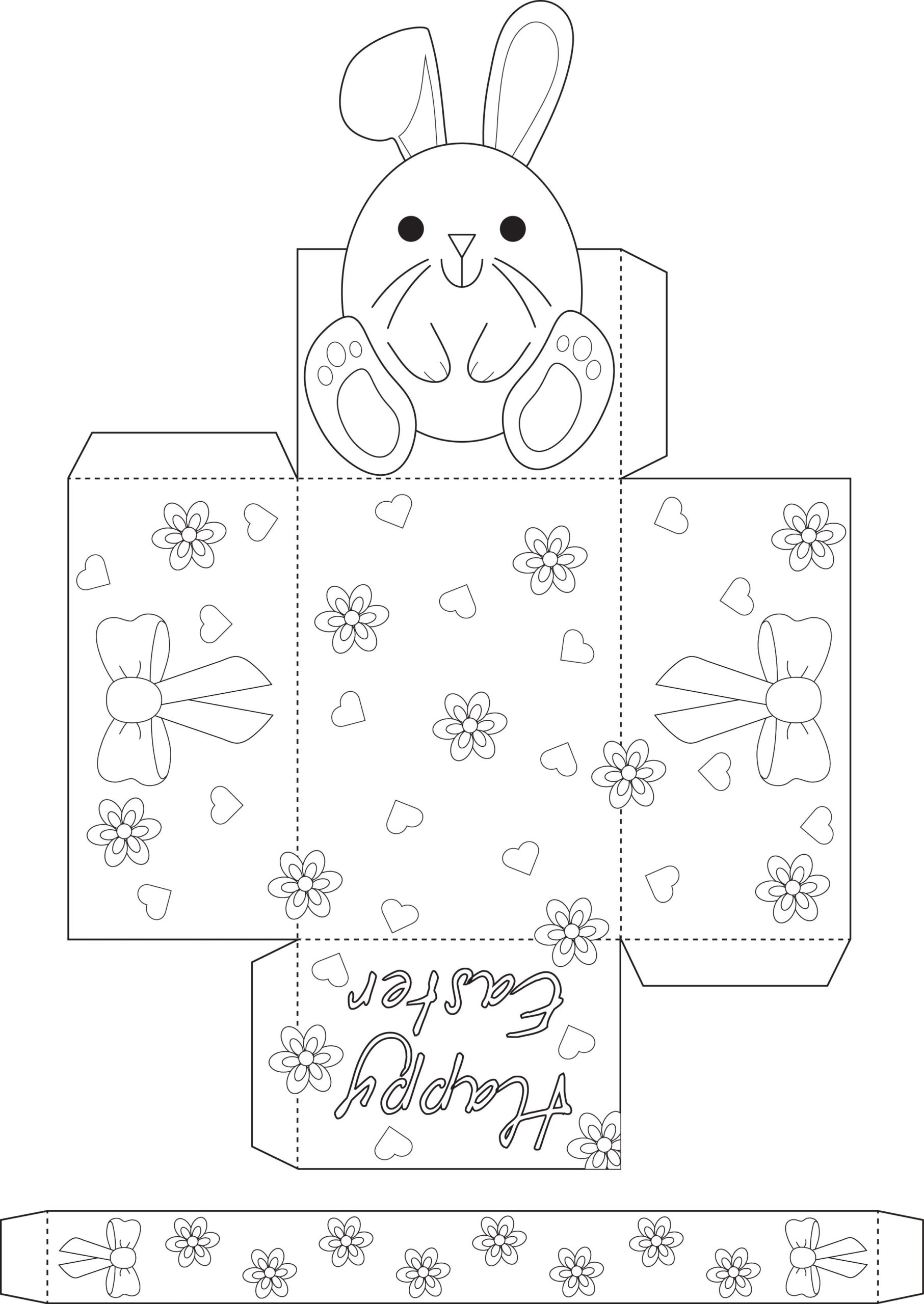 Free Easter Egg Basket Templates To Print And Make MadeForMums