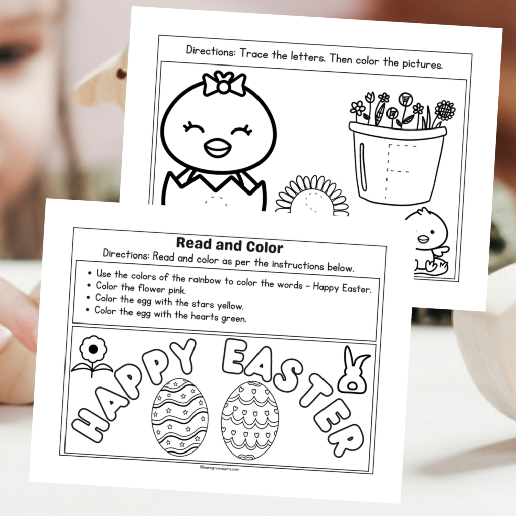 Free Easter Printables For Toddlers Learn Grow Aspire