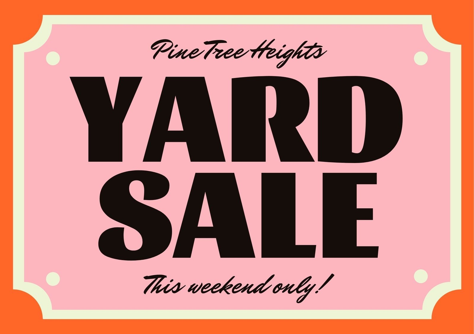 For Sale Sign Free Printable