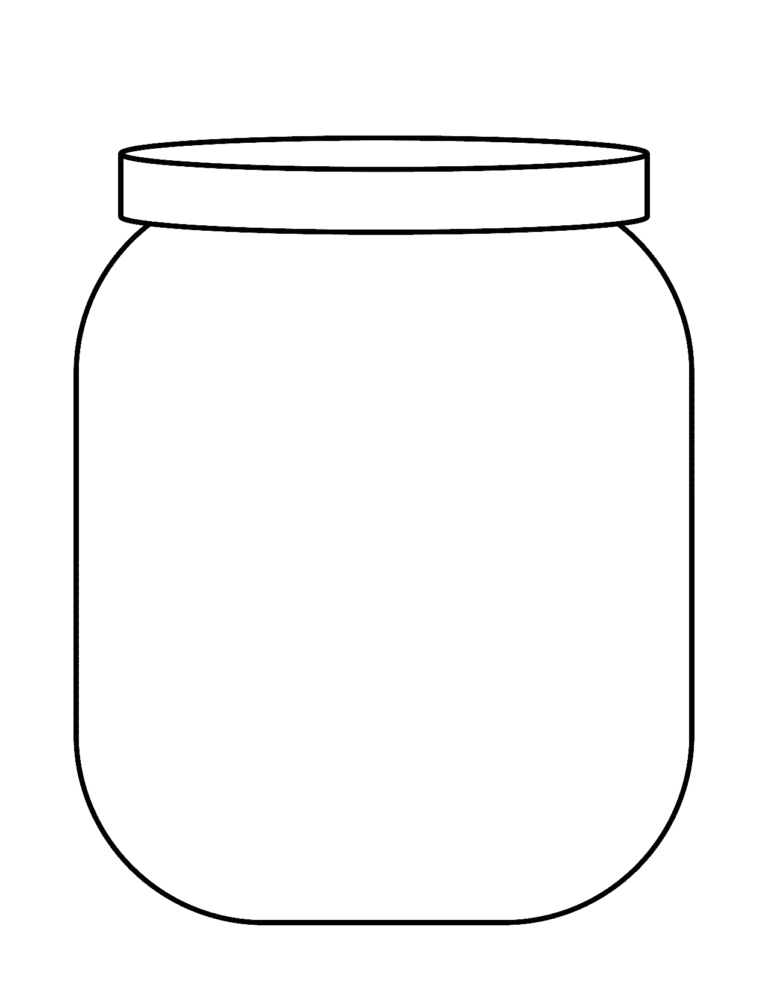 Free Editable Jar Template For Creative Learning