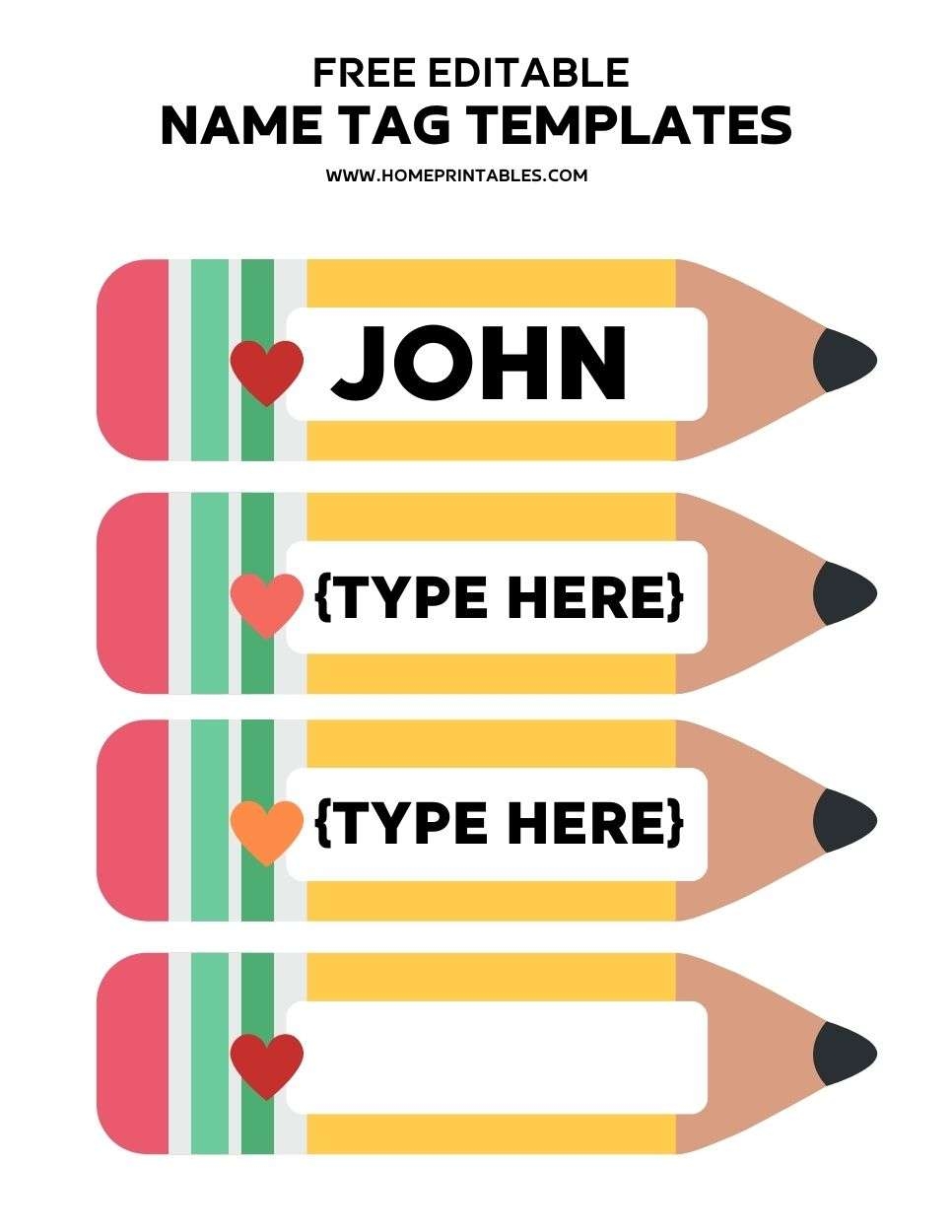 Free Editable Name Tags Printable 100 Name Label Templates Worksheets Library