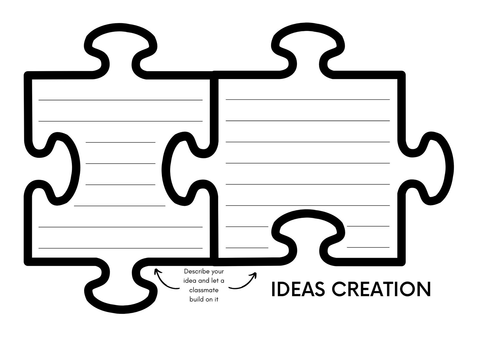 Free Editable Puzzle Templates Canva