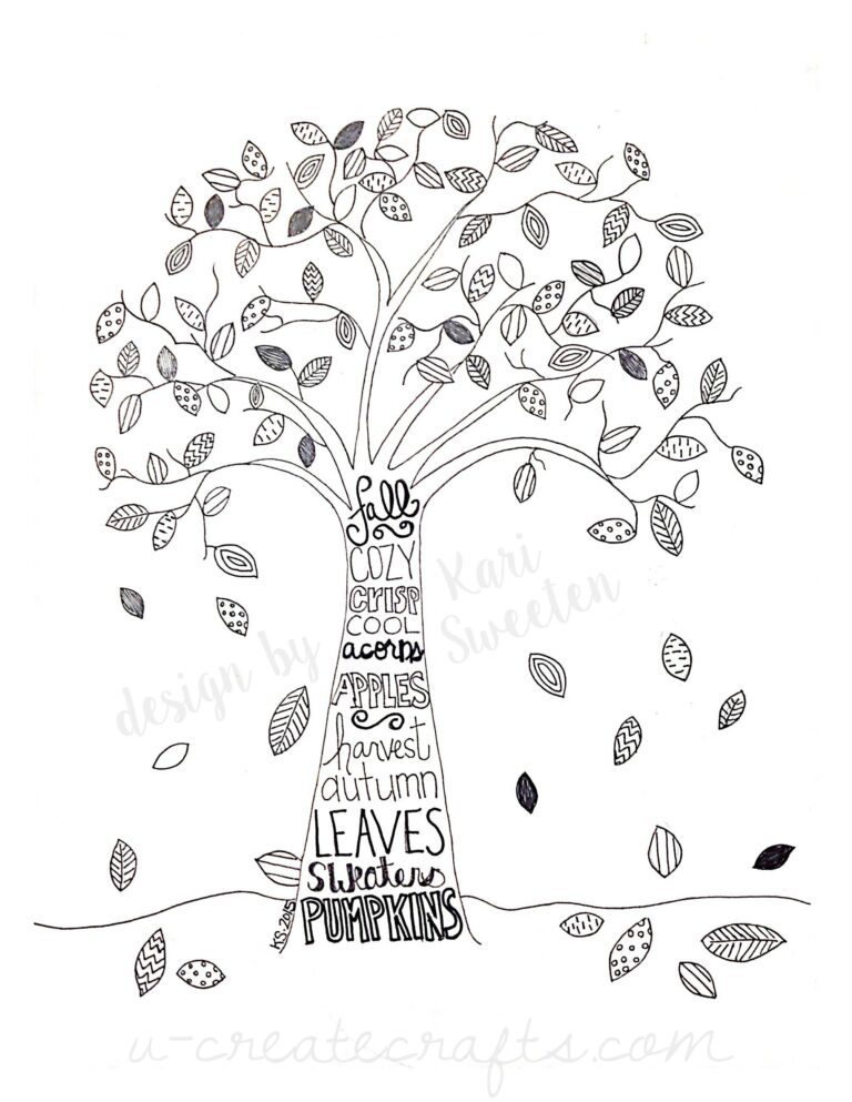 Free Fall Tree Pattern U Create