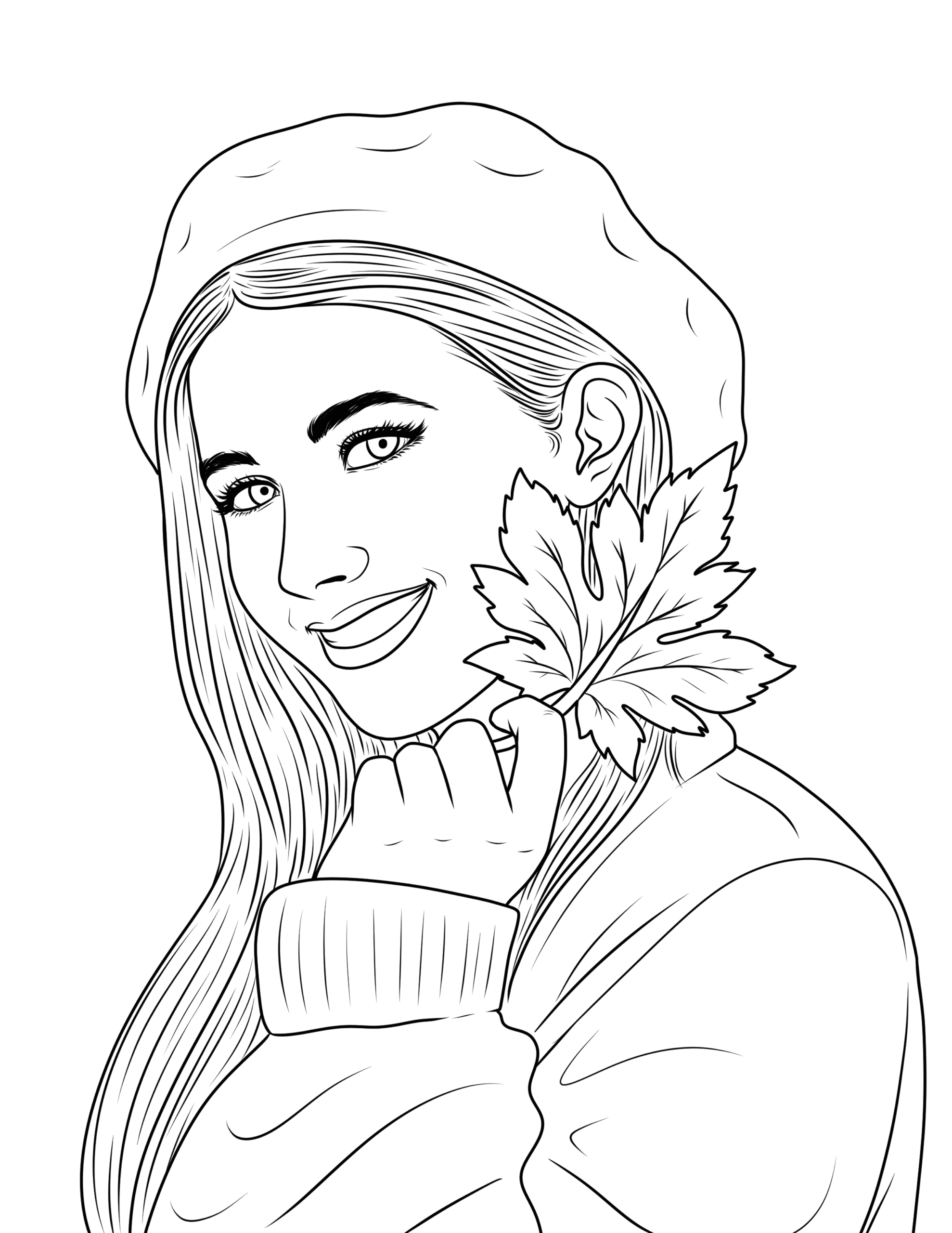 Free Fashion Coloring Pages