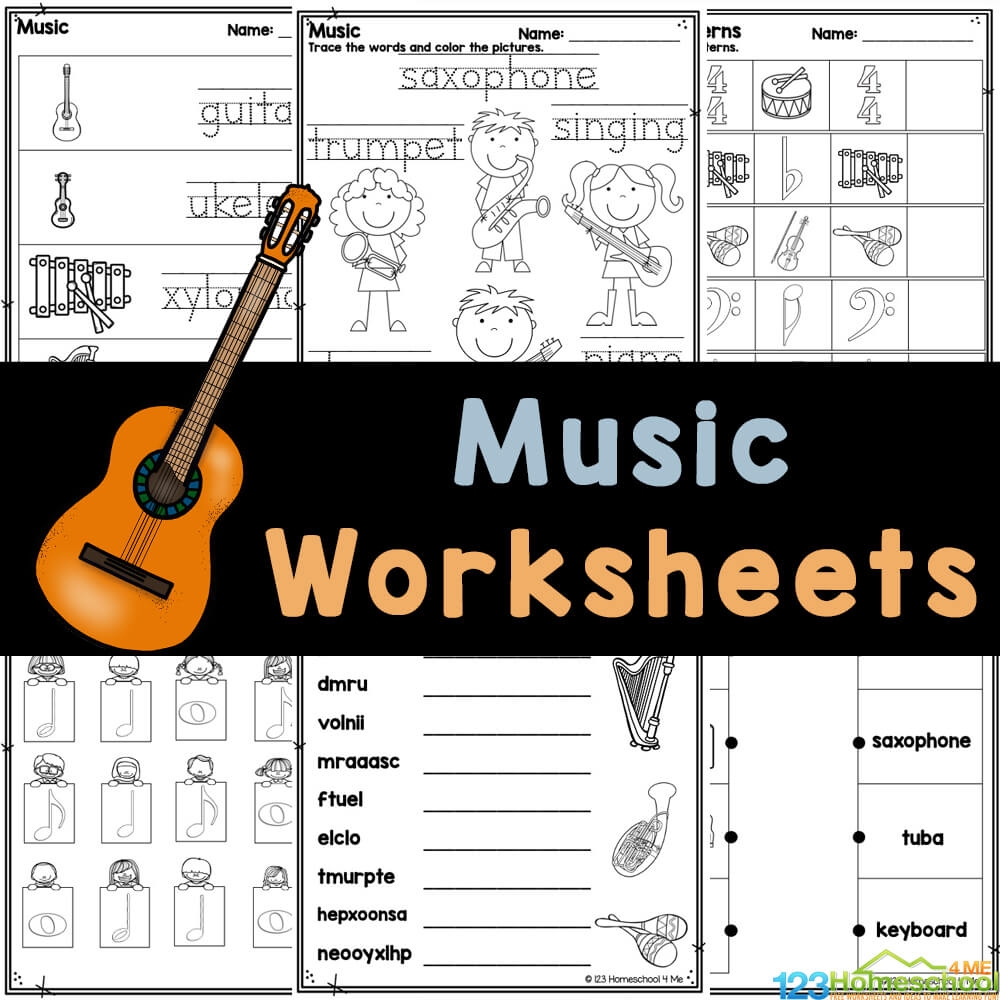Free Printable Music Worksheets