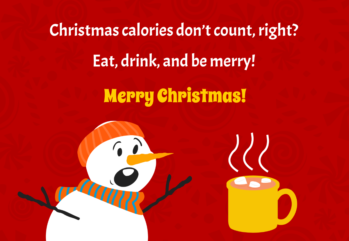 Free Funny Christmas Card Template To Edit Online