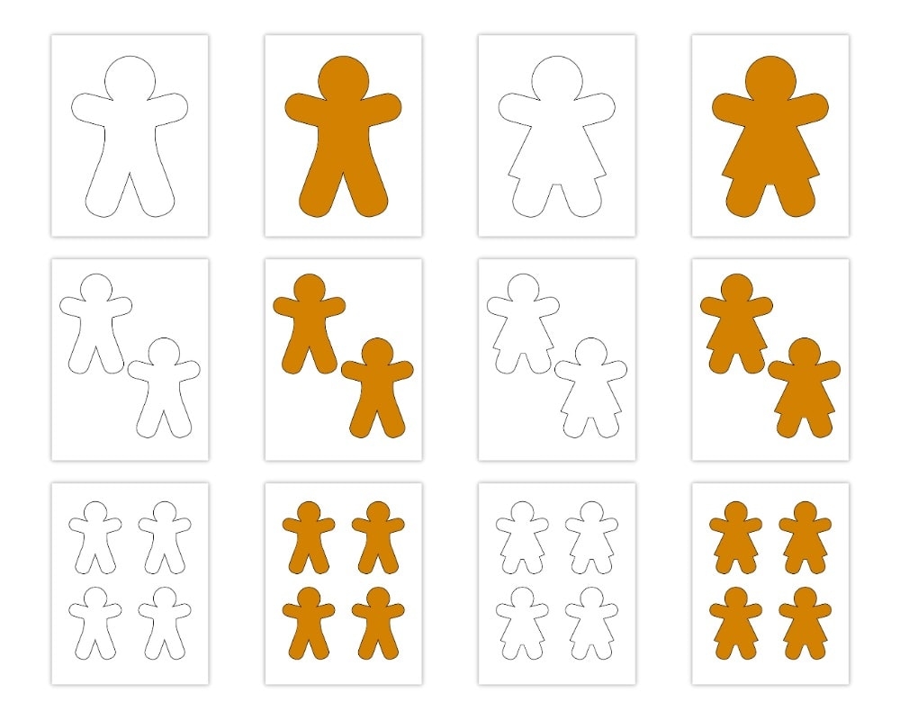 Free Printable Gingerbread Template