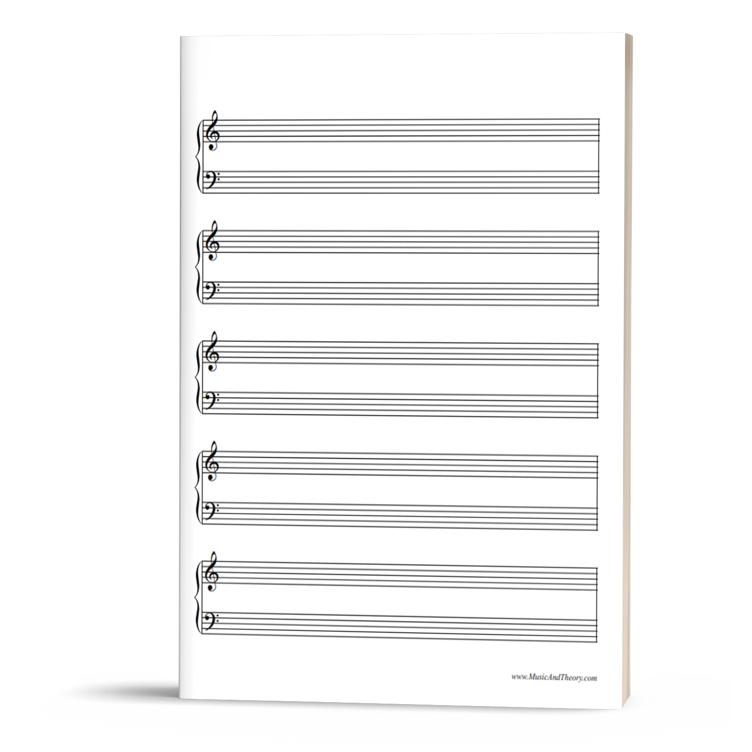 FREE Grand Staff Manuscript Paper Music Staff Paper 