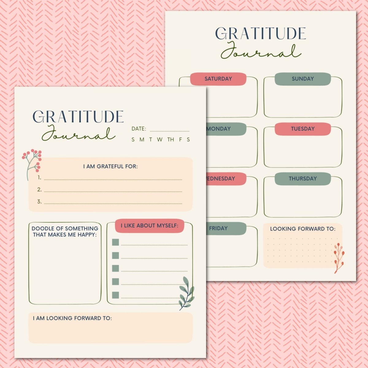 Free Gratitude Journal Printable 13 Thanksgiving Printables 