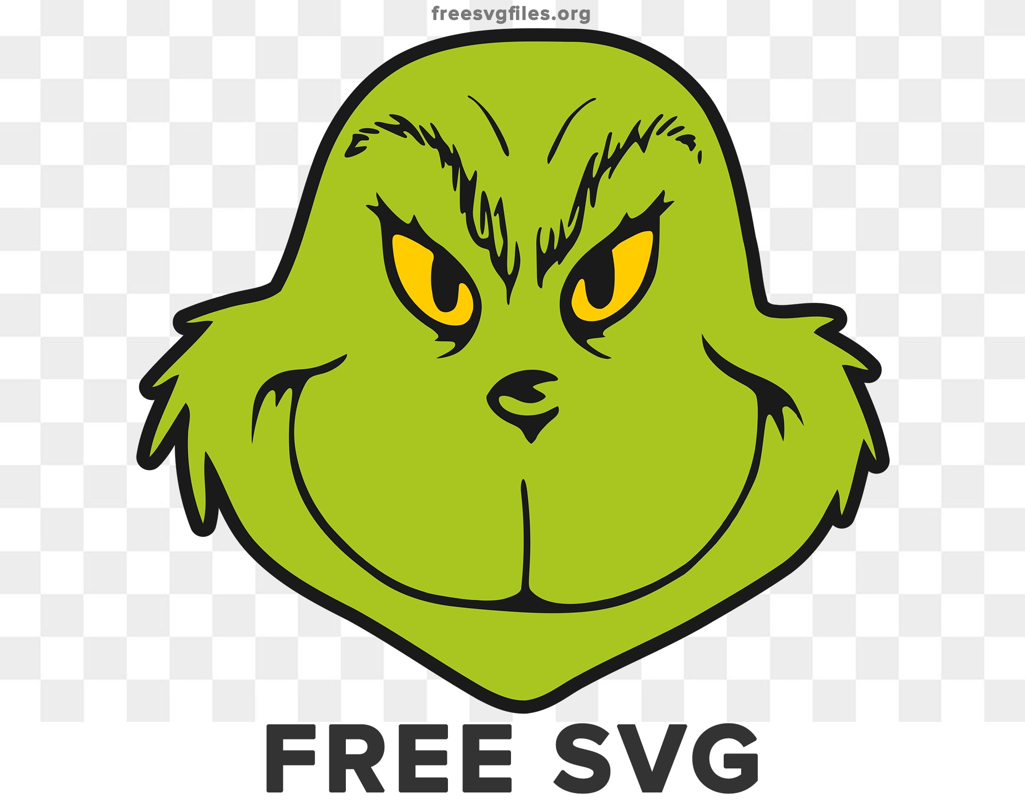 Free Grinch Face Svg Download For Free