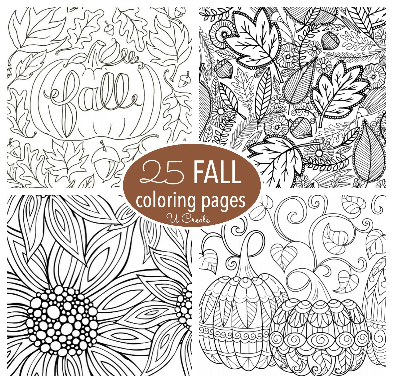 Free Halloween Adult Coloring Pages U Create