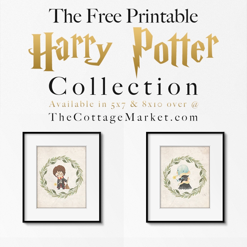Free Harry Potter Printables Collection The Cottage Market