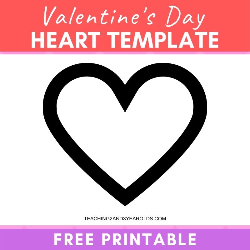 Free Heart Template Printable