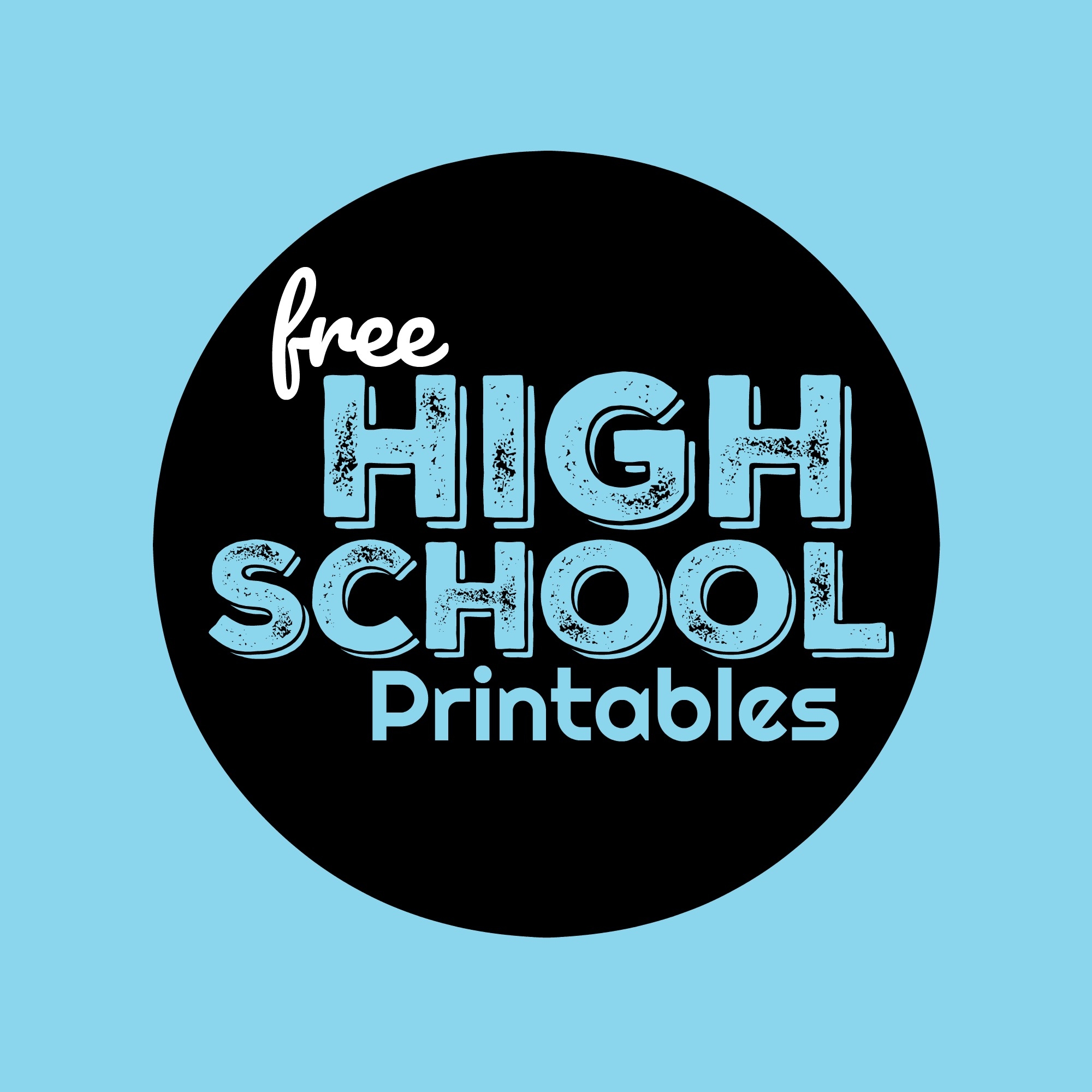 FREE High School Worksheets