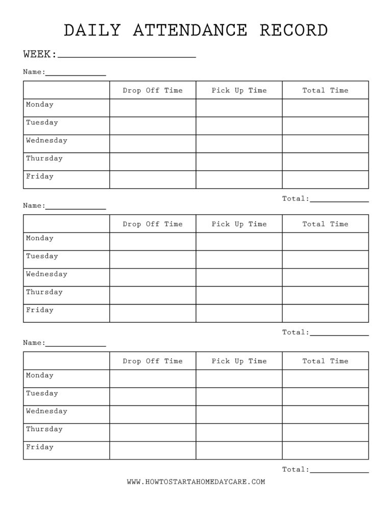 Free Home Daycare Printables HOW TO START A HOME DAYCARE