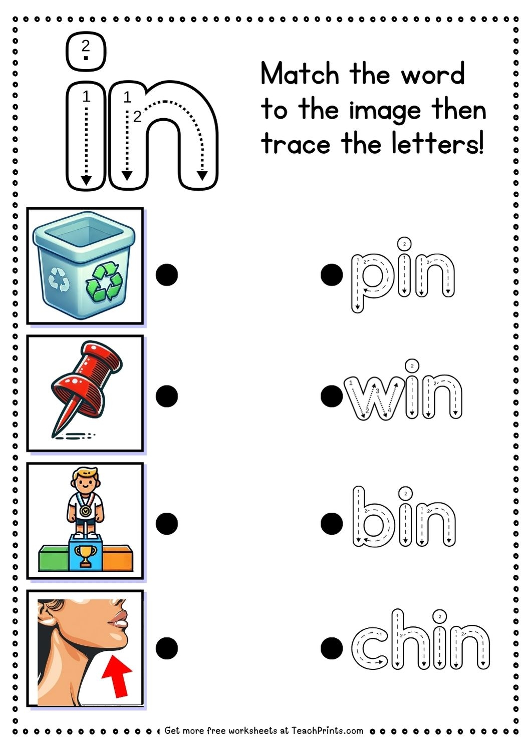 Free Printable Word Family Worksheets