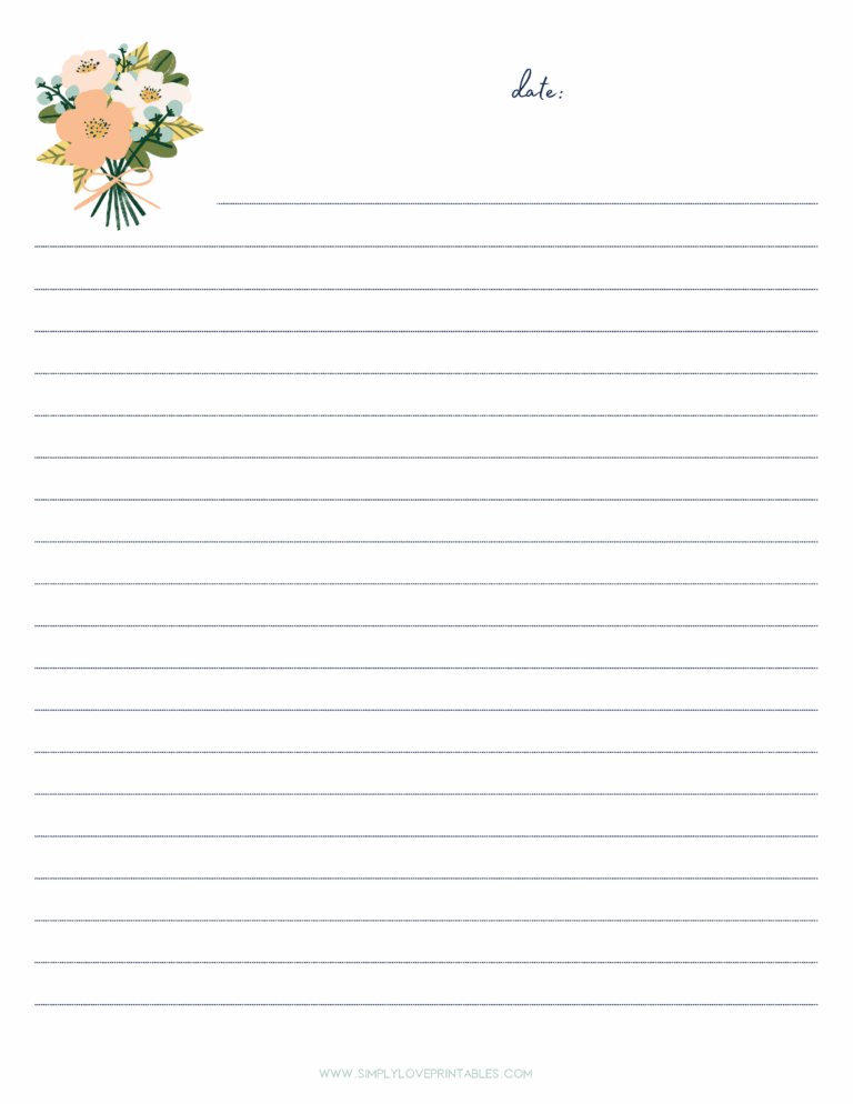 Free Journal Printable Pages Simply Love Printables