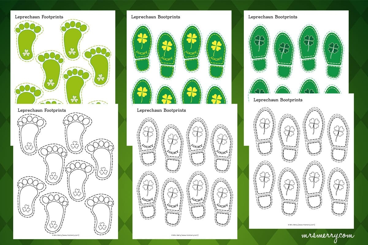 Footprint Printable Free