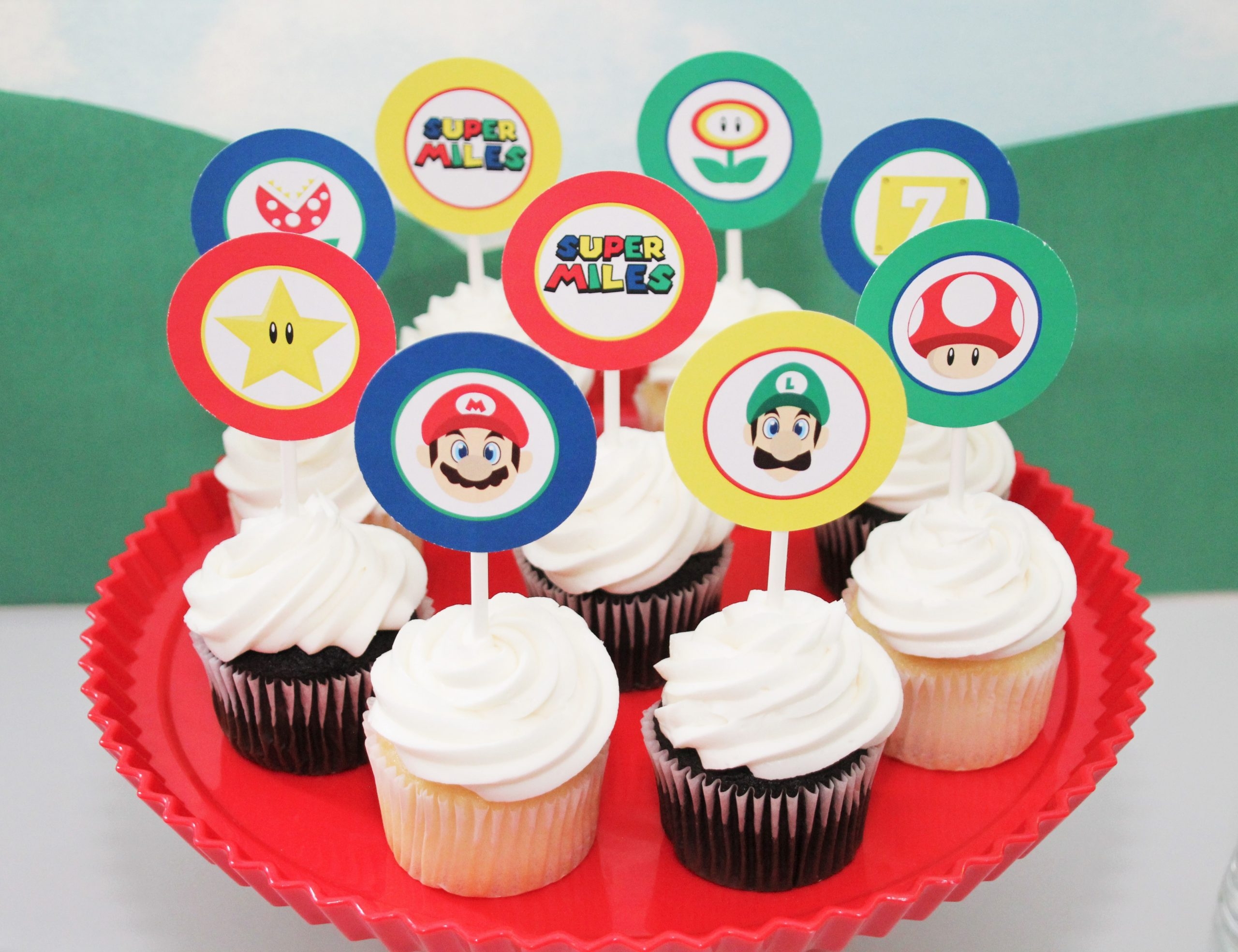 FREE Mario Inspired Party Printable Decorations Instant Download 5M Creations Blog