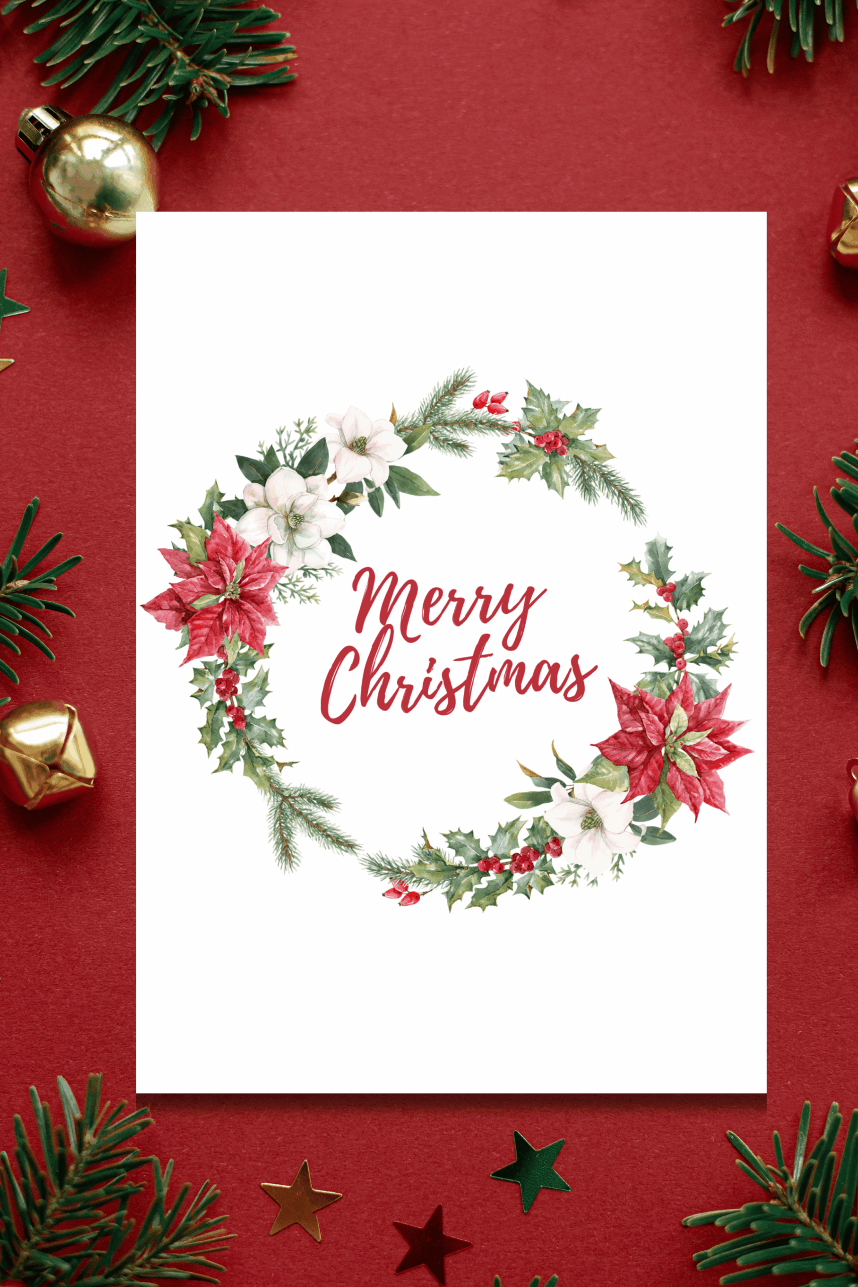Free Merry Christmas Printable For Your Home Christene Holder Home
