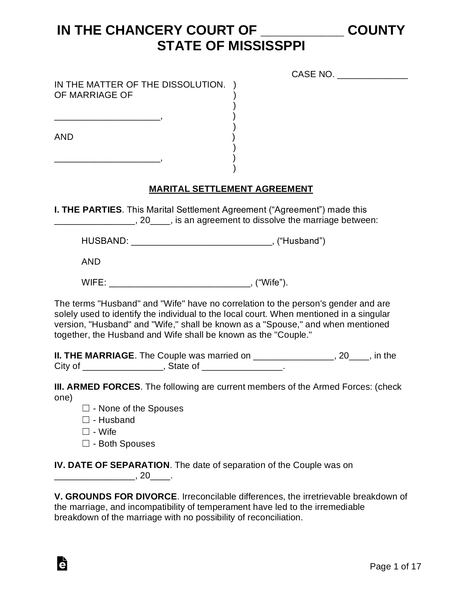 Free Printable Divorce Asset Worksheet
