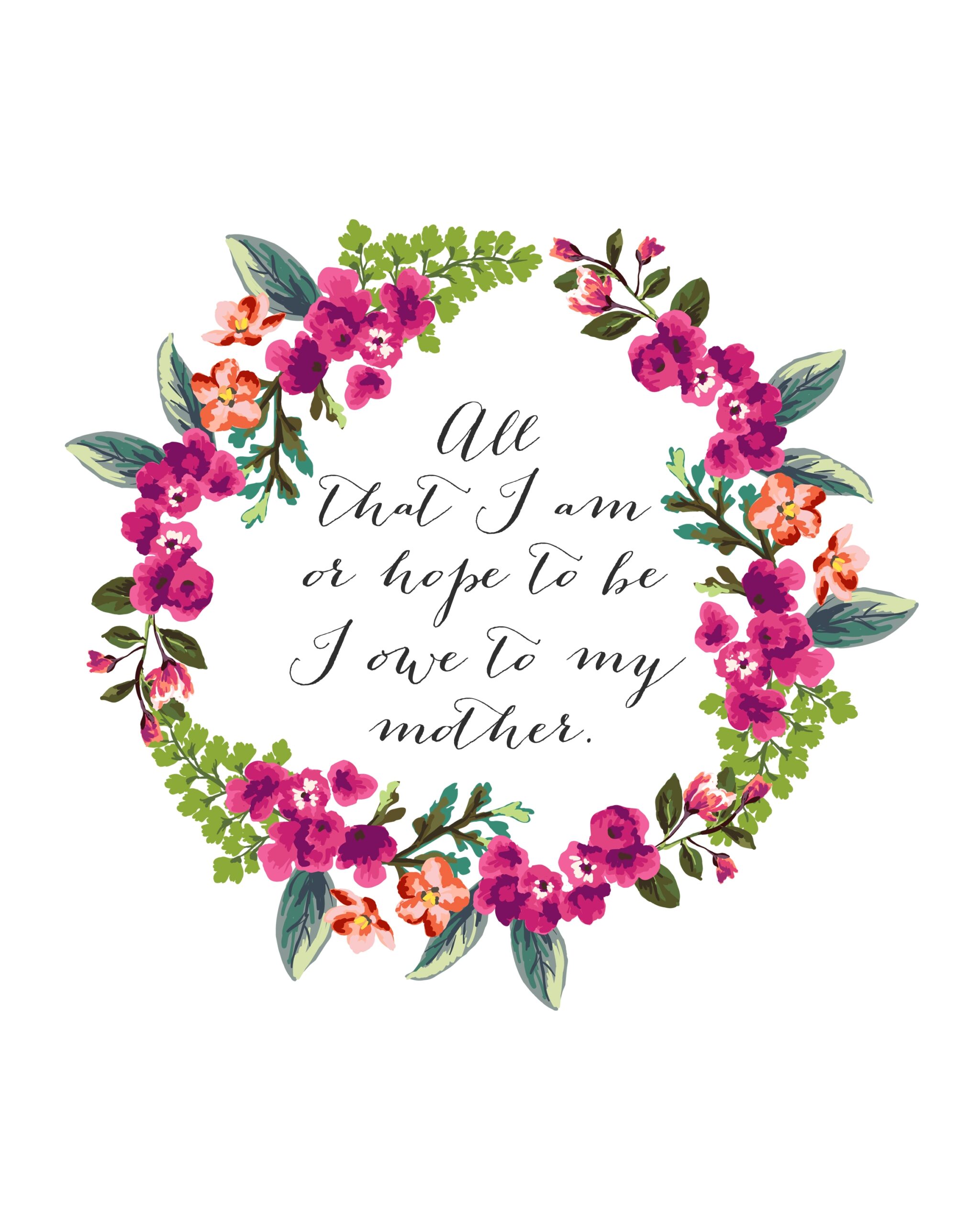 Free Mother s Day Printable A Night Owl Blog
