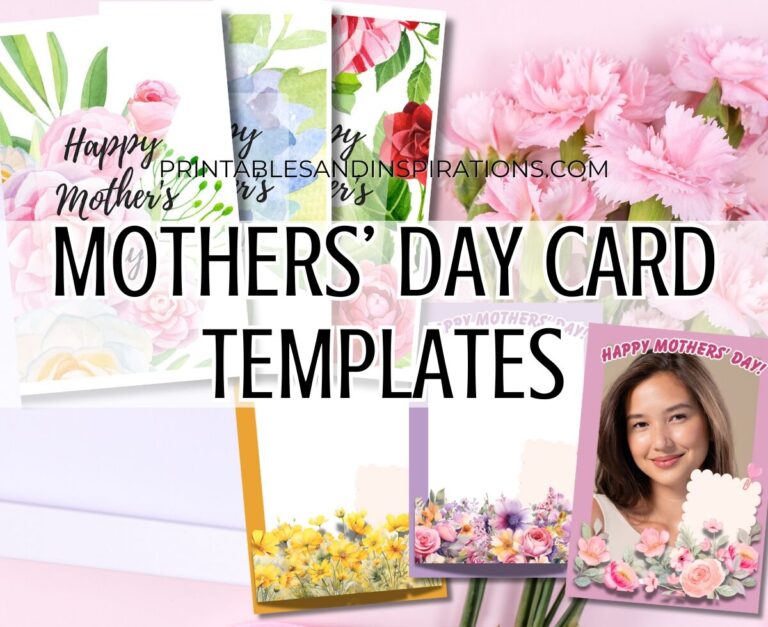 Free Mothers Day Cards Printable PDF Template Printables And Inspirations