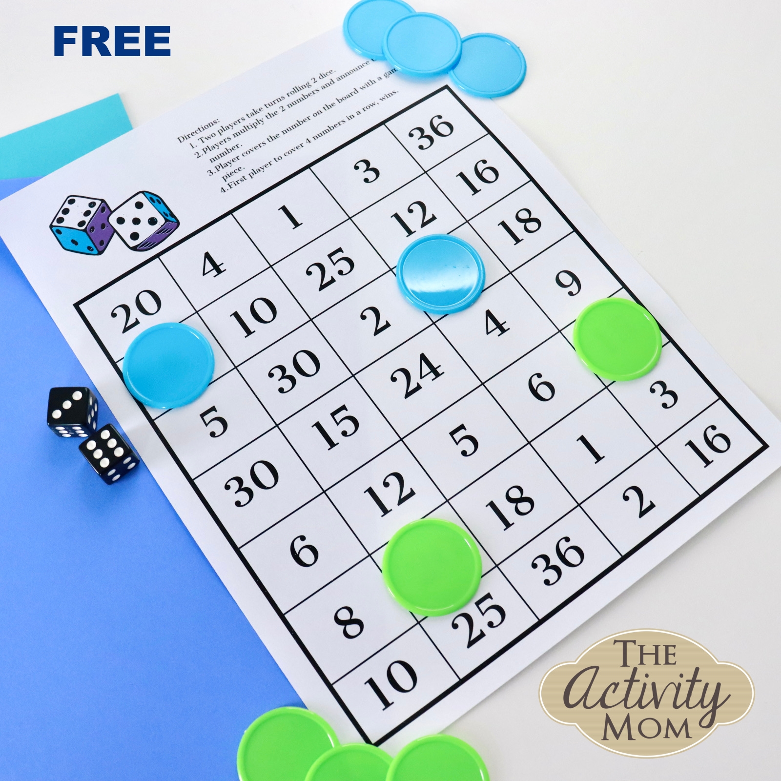 Multiplication Bingo Free Printable