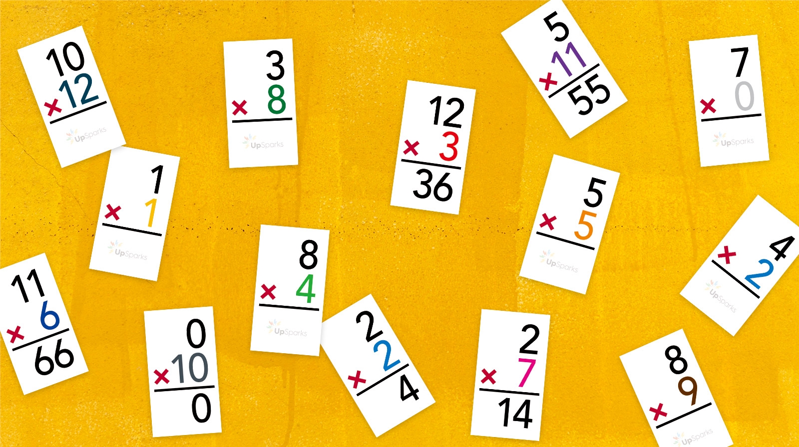 Flash Cards Multiplication Free Printable