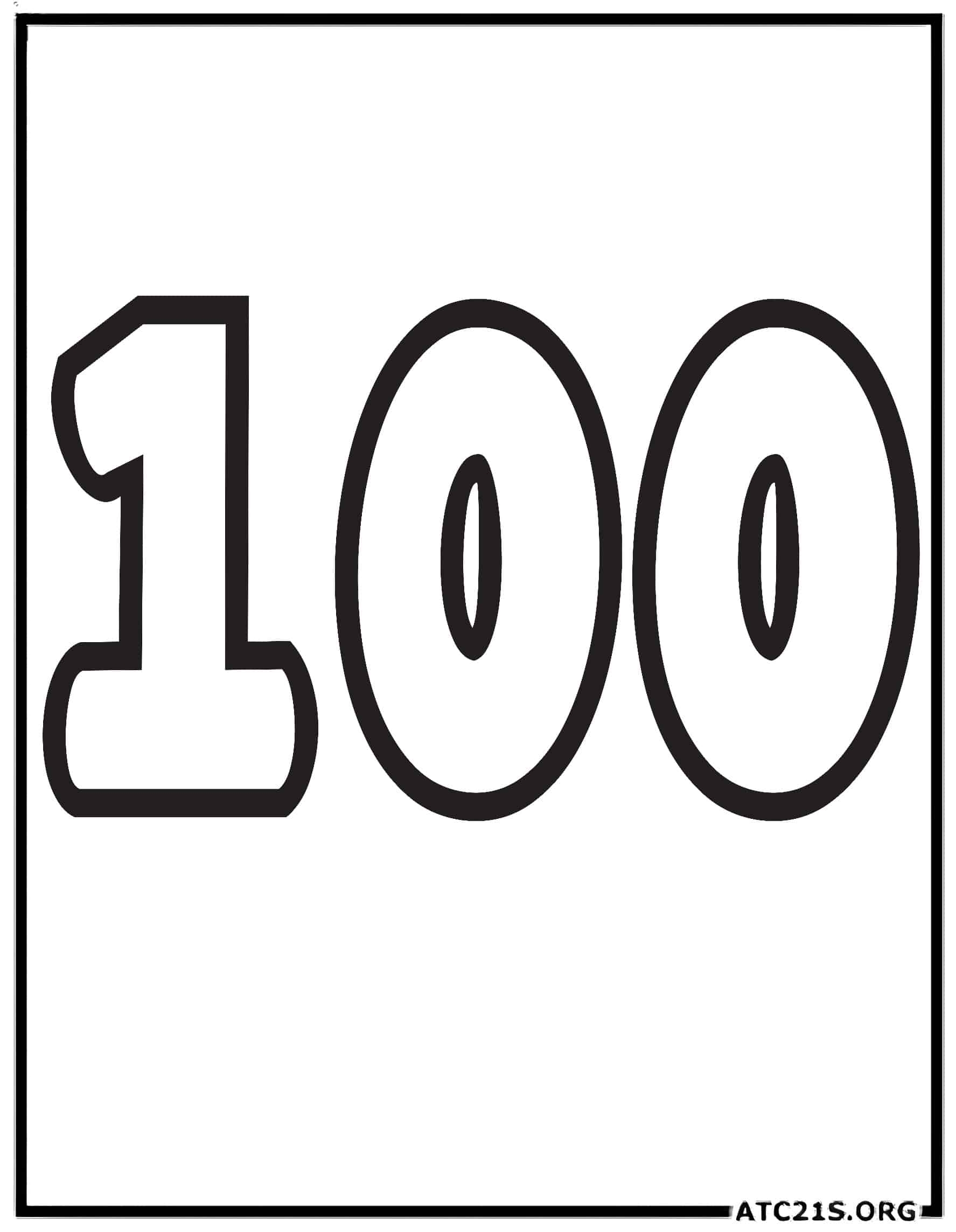 Free Printable Number Coloring Pages