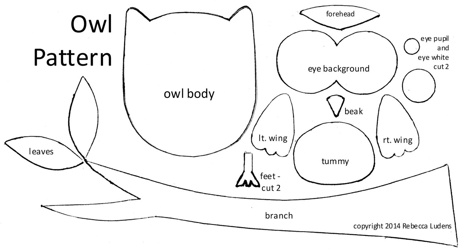 Free Owl Pattern For Scrapbooking And Greeting Cards Worksheets Library