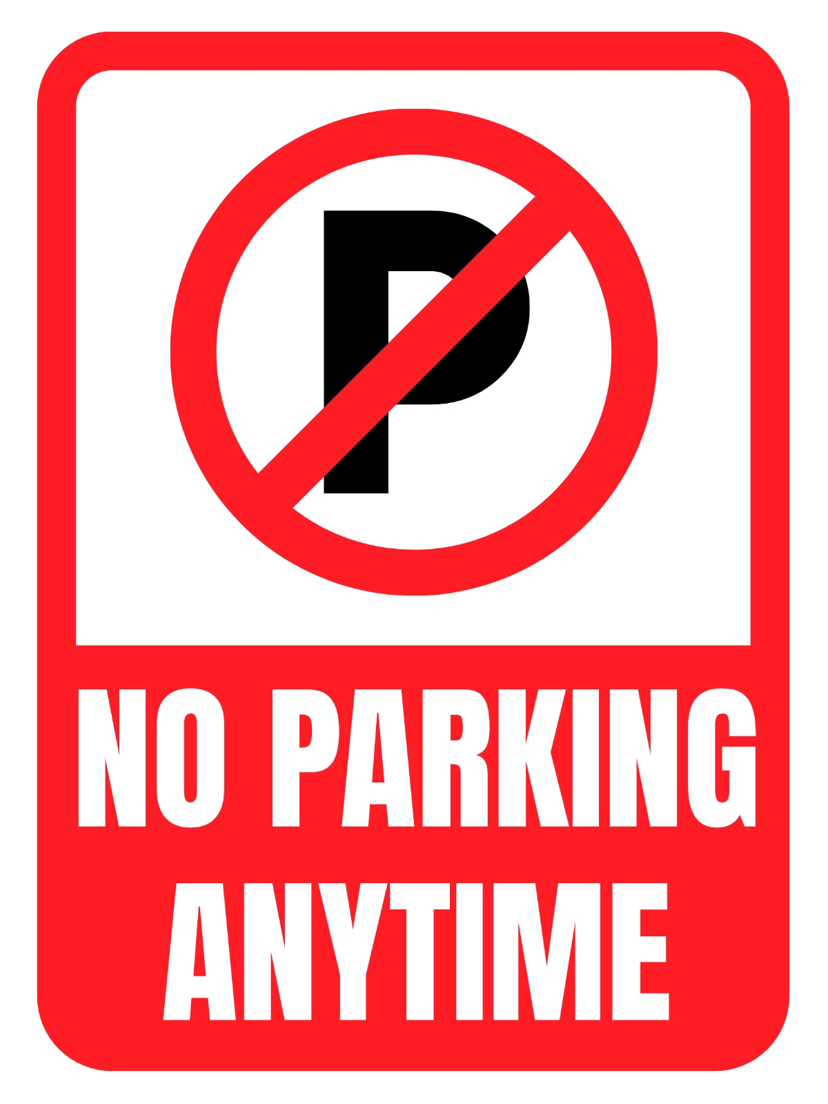 Free Parking Sign Templates Editable And Printable