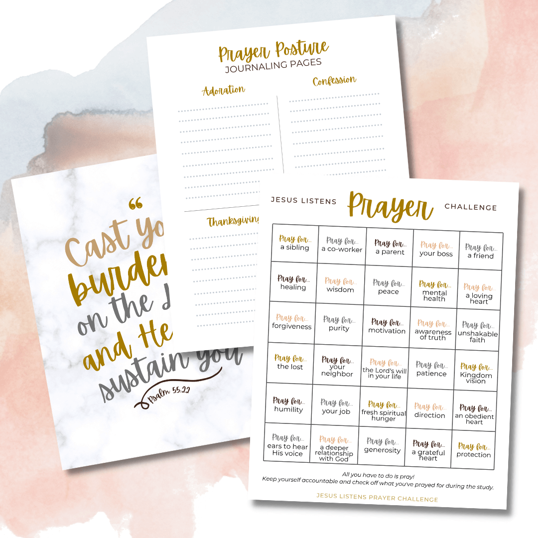 Prayer Journal Free Printables