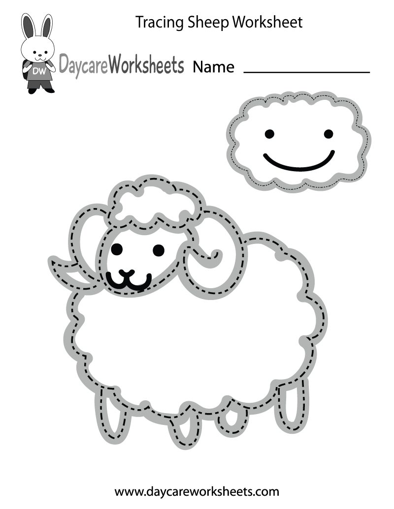 Free Printable Tracing Worksheets Preschool